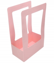 Изображение товара Сумка для цветов розовая 